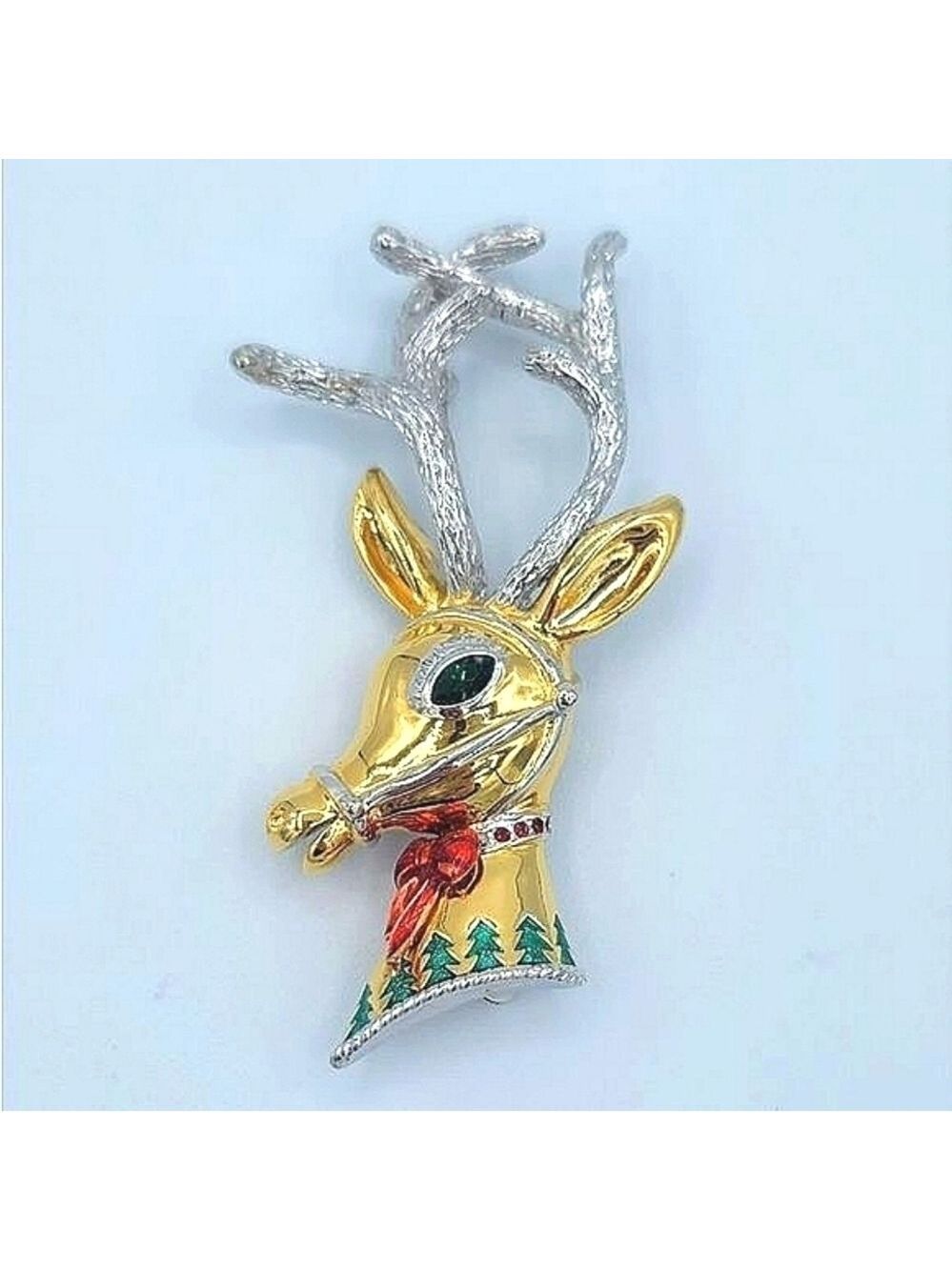 Butler Christmas Reindeer 2005 Brooch #1161